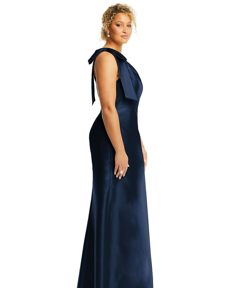 Navy new arrivals trumpet dress